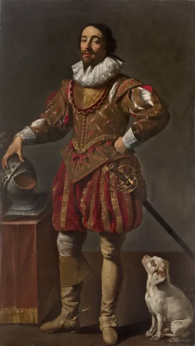 Portrait of a Gentleman with His Dog