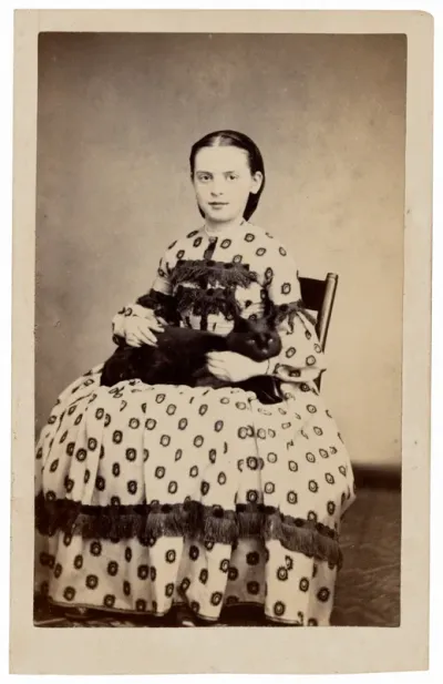 Portrait of a Girl and Cat