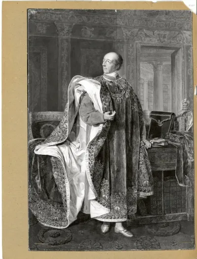 Portrait of a knight of the Golden fleece