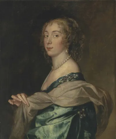 Portrait of a lady, believed to be Penelope, Lady Bayning (1620 1647), later Lady Herbert