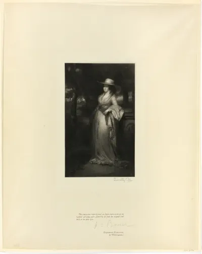 Portrait of a Lady, from Old English Masters