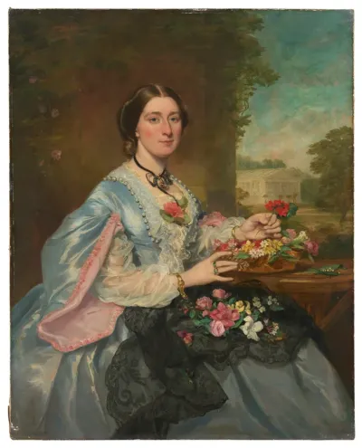 Portrait of a Lady in Parkland