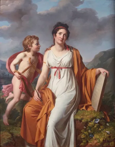 Portrait of a Lady, said to be Madame de Reiset d'Arques, as Sappho