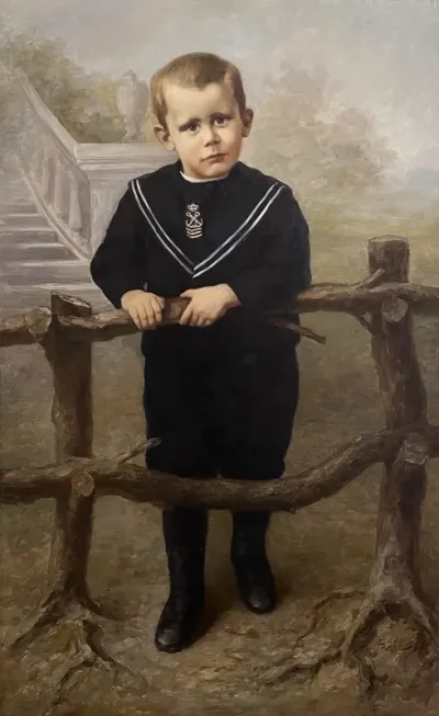Portrait of a little boy