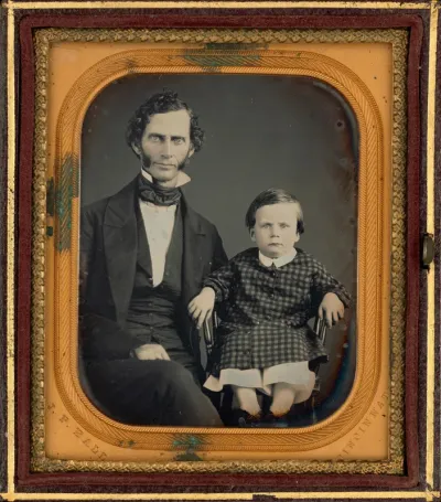 Portrait of a Man and Child