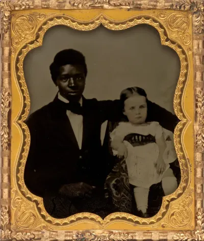 Portrait of a Man and Child