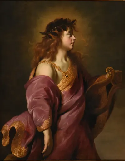 Portrait of a man as Apollo