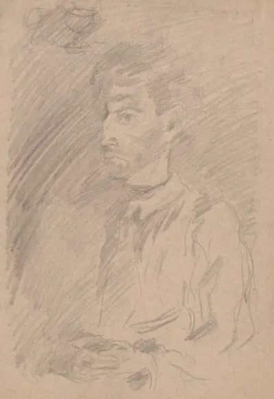Portrait of a Man from Three-Quarter Profile