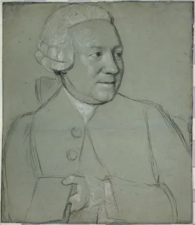 Portrait of a Man Holding a Book, Turned to the Right