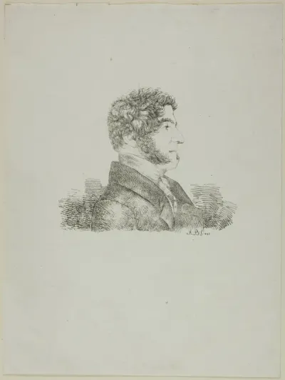 Portrait of a Man in Profile