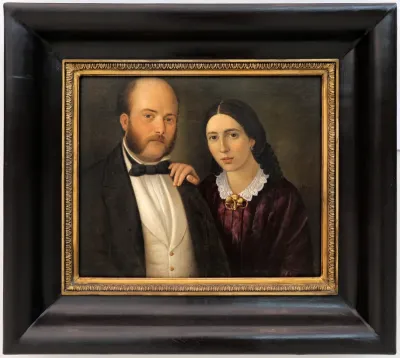 Portrait of a Man mit seiner Frau