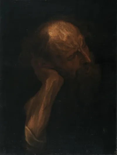 Portrait of a man with a beard