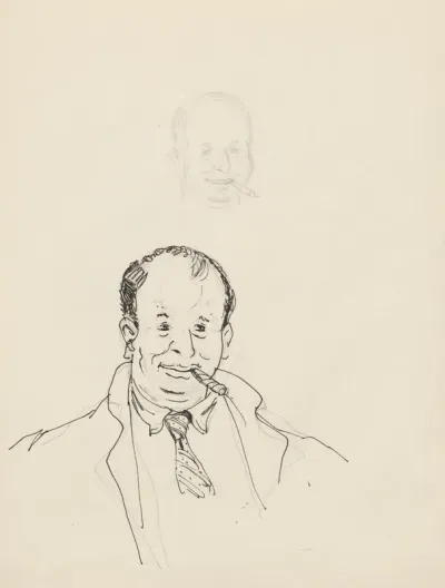 Portrait of a man with a cigar