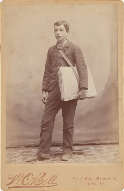 Portrait of a Newspaper Boy