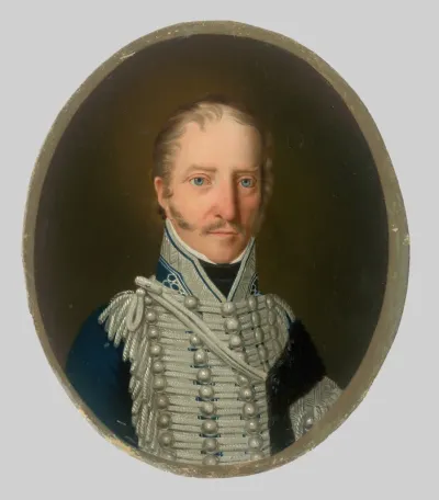 Portrait of a Nobleman in a Black Fur Coat