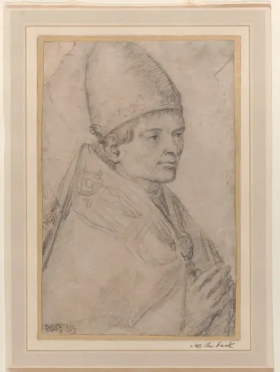 Portrait of a pope, half-length