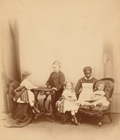Portrait of a Woman and Four Children
