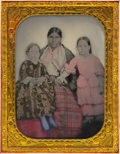 Portrait of a Woman and Two Girls