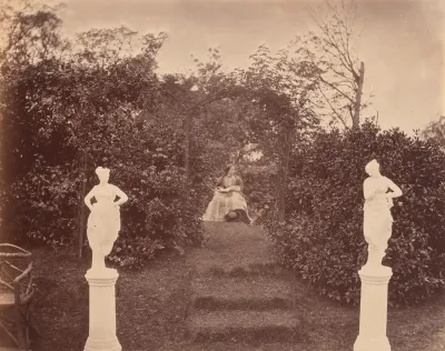 Portrait of a Woman in a Garden