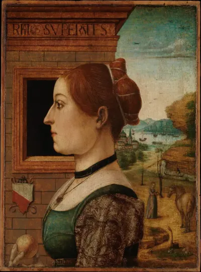 Portrait of a Woman, possibly Ginevra d'Antonio Lupari Gozzadini
