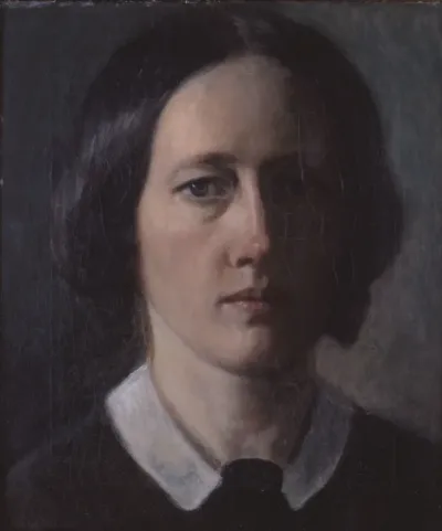 Portrait of a woman (self-portrait)