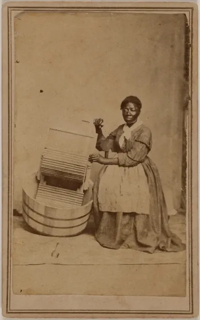 Portrait of a Woman with a Wash Tub