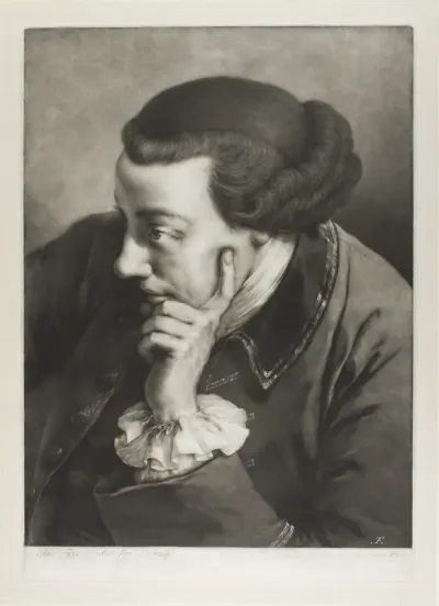 Portrait of a Young Man, Looking to the Left (Self-Portrait), from Life-Sized Heads