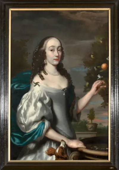 Portrait of a young woman, possibly Barbara Veth (1641-1689)