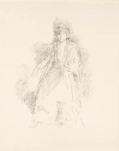 Portrait of a Young Woman Wearing a Hat [Miss Seaton]