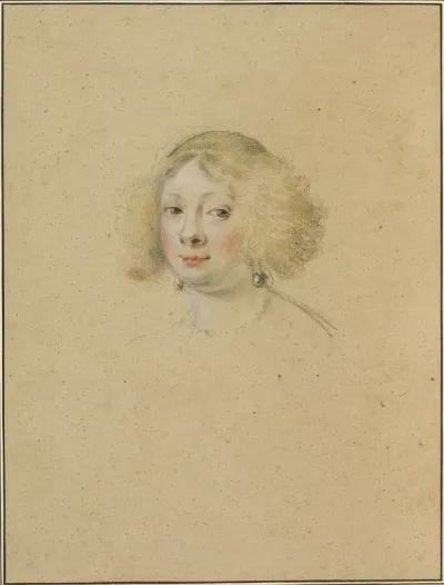 Portrait of a Young Woman with Pearl Earrings