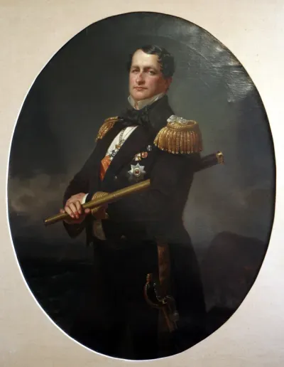 Portrait of admiral