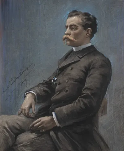 Portrait of Adolphe La Lyre, husband of the artist
