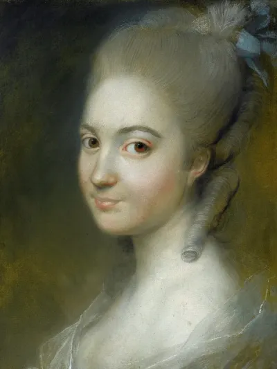 Portrait of Aleksandra Pernett.