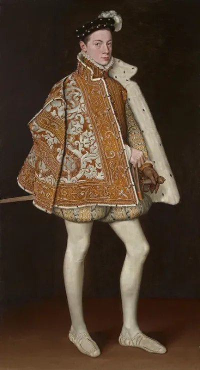 Portrait of Alessandro Farnese in Cape and Black Cap
