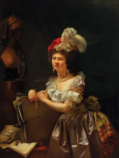 Portrait of an Artist, Traditionally Identified as Mademoiselle Halbou