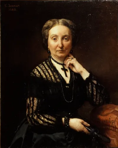 Portrait of an unidentified woman