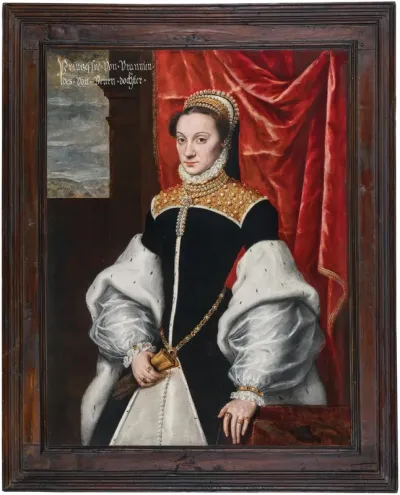 Portrait of Anna of Egmond (1533–1558), Countess of Buren