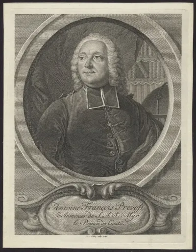 Portrait of Antoine Francois Prevost, Chaplain of the Prince de Conti