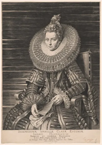 Portrait of Archduchess Isabella Clara Eugenia, Infanta of Spain