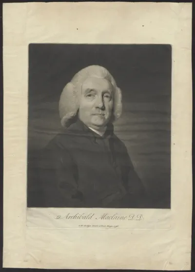 Portrait of Archibald Maclaine D.D