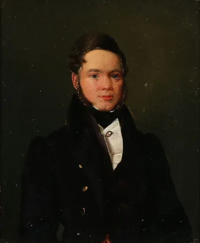Portrait of Assistenshusforvalter Holm.