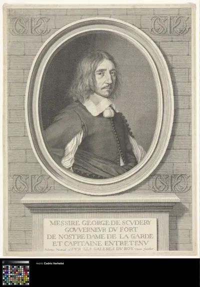 Portrait of author Georges de Scudéry