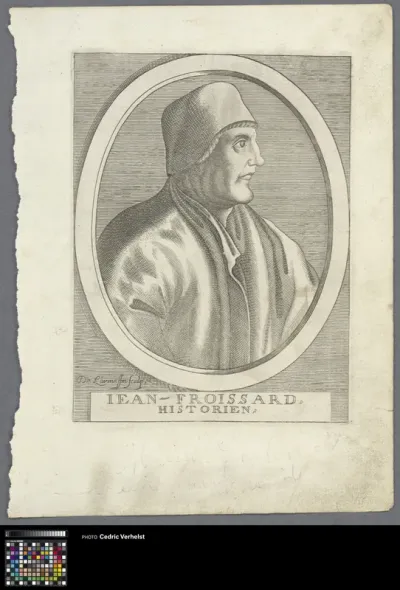 Portrait of author Jean Froissart