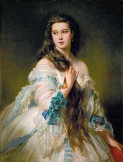 Portrait of Barbara Dmitrievna Mergassov Rimsky-Korsakova