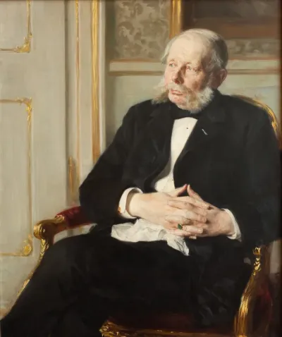 Portrait of Baron Otto Ditlev Rosenørn Lehn