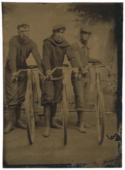 Portrait of Bicycle Racers
