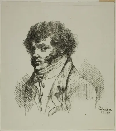 Portrait of Brunet, Printer