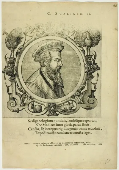 Portrait of C. Scaliger