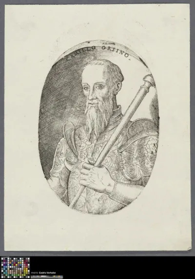 Portrait of Camillo Orsino, Italian Captain General of the Church
