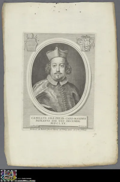 Portrait of cardinal Camillo Massimi